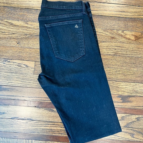 Rag and Bone Fit 2 Slim Fit Black Jeans - Picture 3 of 4